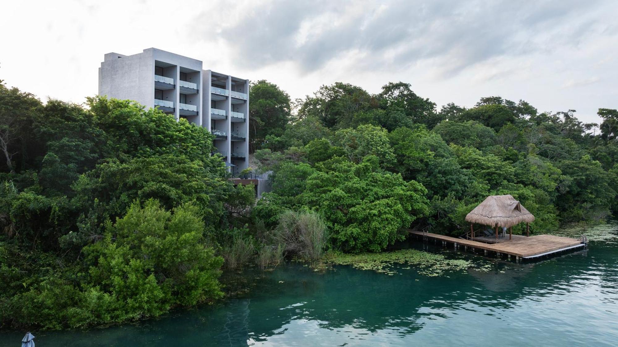 Amaranto Hotel Boutique Bacalar Exterior foto