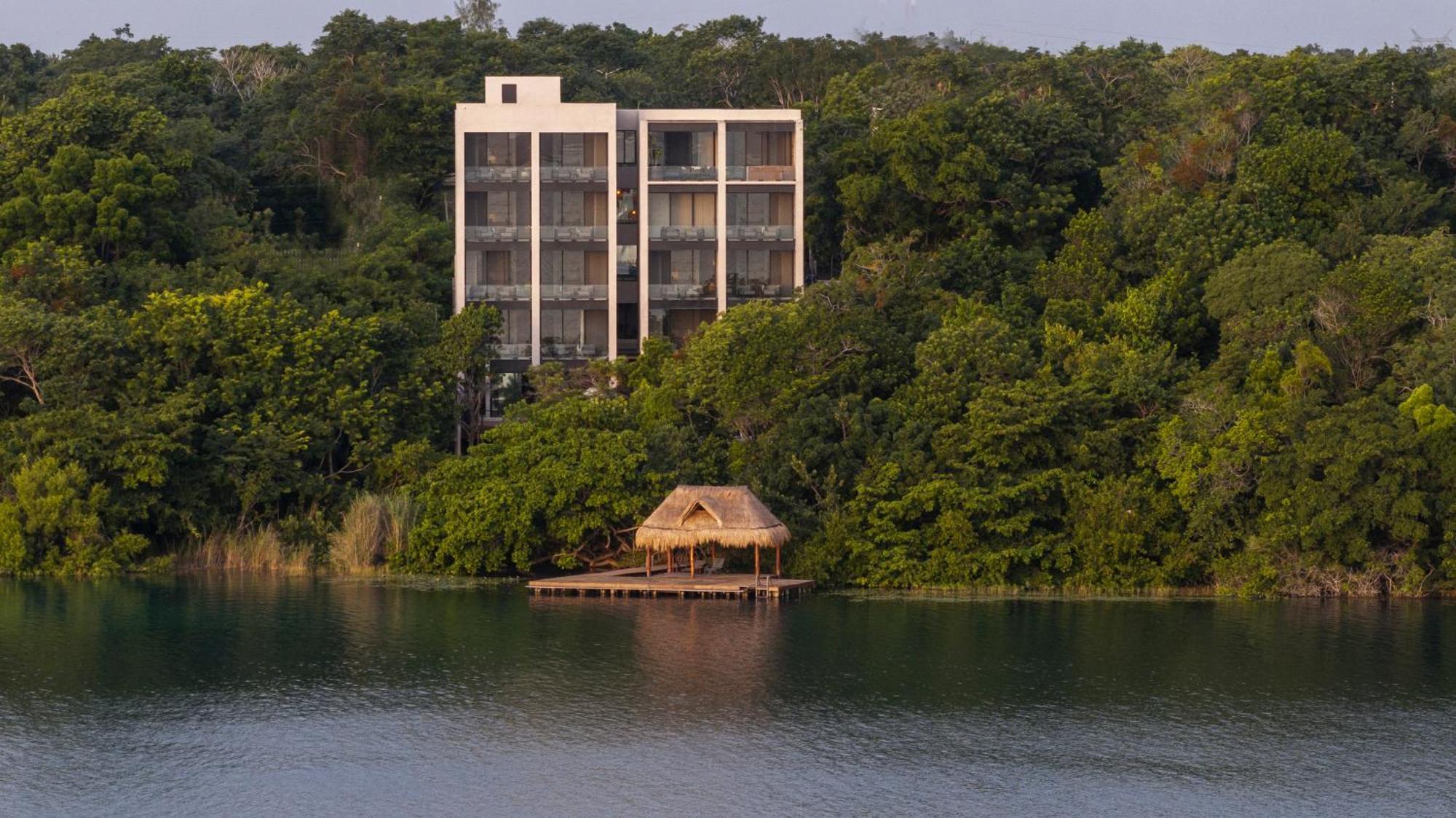 Amaranto Hotel Boutique Bacalar Exterior foto